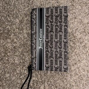 Juicy Couture Black and White Wristlet